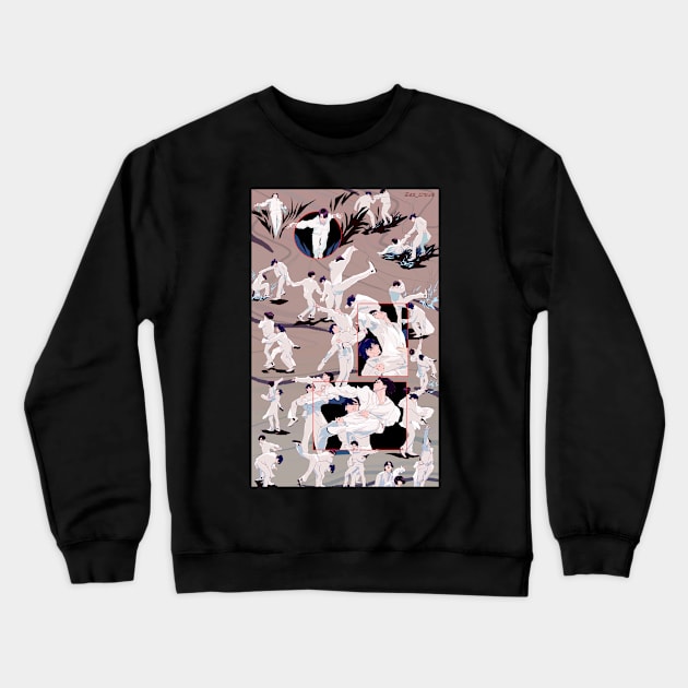 Black Swan Crewneck Sweatshirt by Elsa-draws